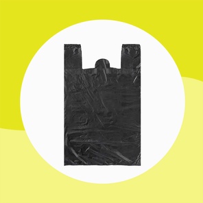 Майка черная 30х55см / 35мкр